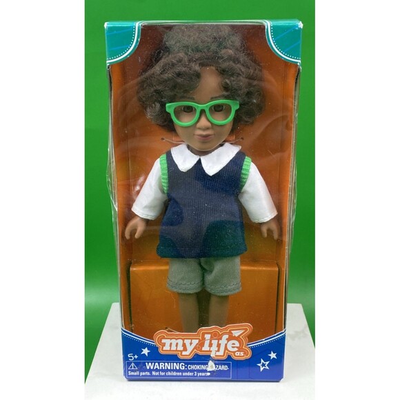 My Life As Other - NEW My Life As Mini School Girl Doll 7" Tall ETHNIC AFRICAN AMERICAN